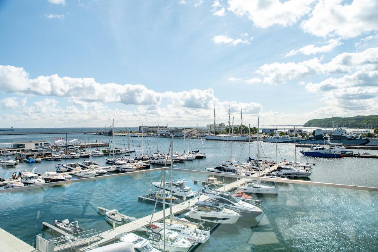 Yacht Park Premium Apartment Sea View Gdynia Exterior foto